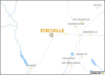 map of Stacyville