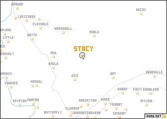 map of Stacy