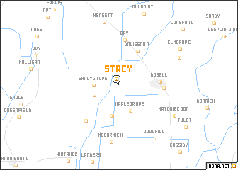 map of Stacy