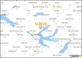 map of Stacze