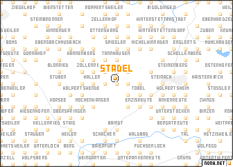 map of Stadel