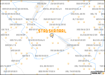 map of Stadskanaal