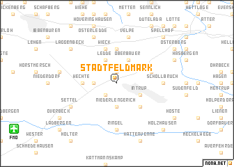 map of Stadtfeldmark