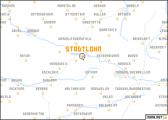 map of Stadtlohn