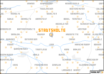 map of Stadtsholte