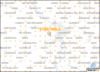 map of Stadtwald