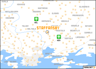 map of Staffansby