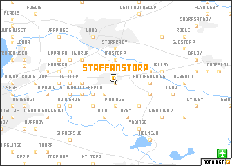 map of Staffanstorp