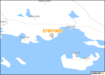 map of Staffans