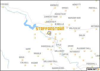 map of Staffordtown