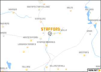 map of Stafford