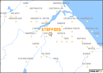 map of Stafford