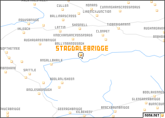 map of Stagdale Bridge