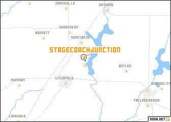 map of Stagecoach Junction