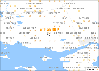 map of Stågerup