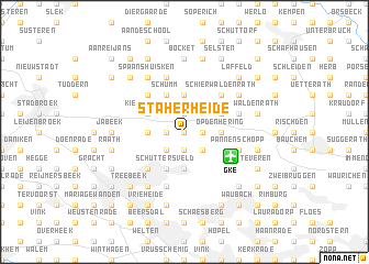 map of Staherheide