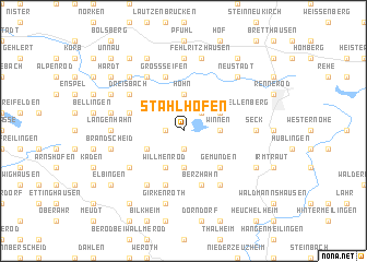 map of Stahlhofen