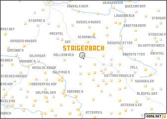 map of Staigerbach