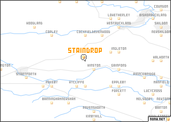 map of Staindrop