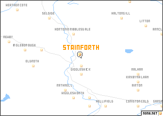 map of Stainforth