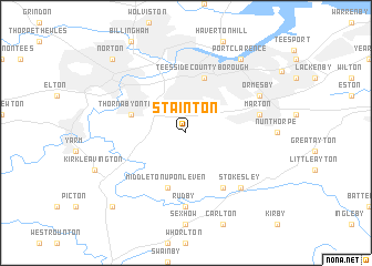 map of Stainton