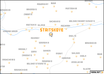 map of Staitskoye