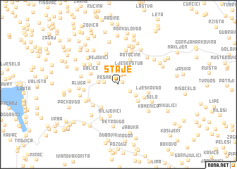 map of Staje