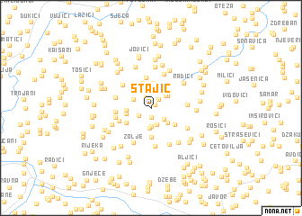 map of Stajić