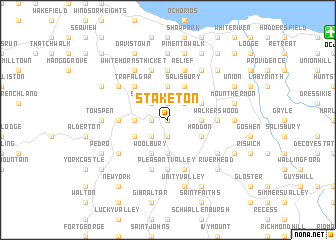 map of Staketon