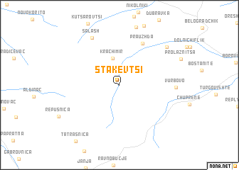 map of Stakevtsi