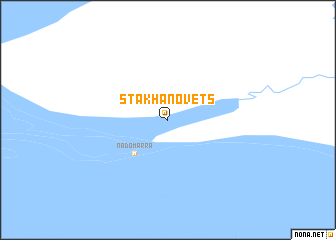 map of Stakhanovets