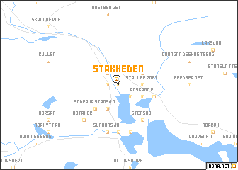 map of Stakheden
