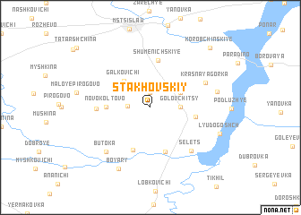 map of Stakhovskiy