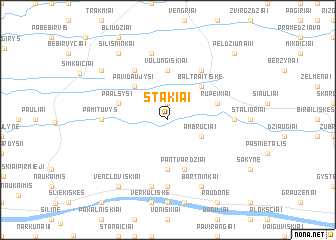 map of Stakiai