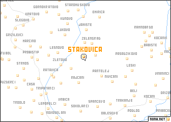 map of Štakovica