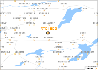 map of Stålarp