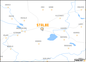 map of Stalbe