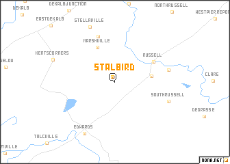 map of Stalbird