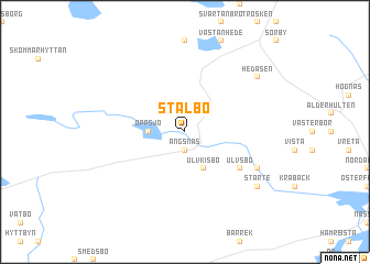 map of Stålbo