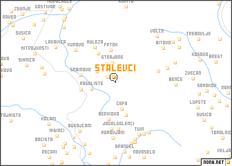 map of Stalevci