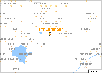map of Stålgrinden