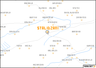 map of Stalīdzāni