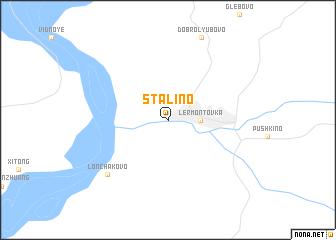 map of Stalino