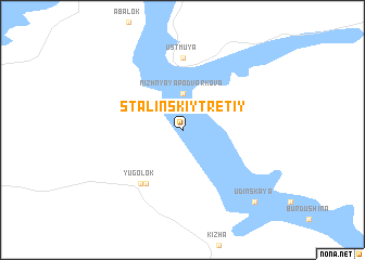 map of Stalinskiy Tretiy
