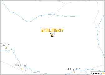 map of Stalinskiy