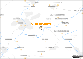 map of Stalinskoye