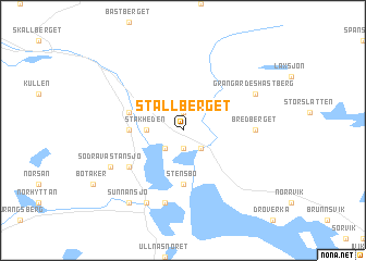 map of Ställberget