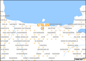 map of Stalós