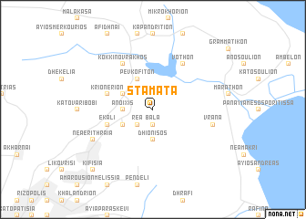 map of Stamáta