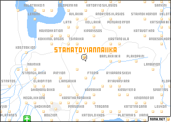 map of Stamatoyiannaíika